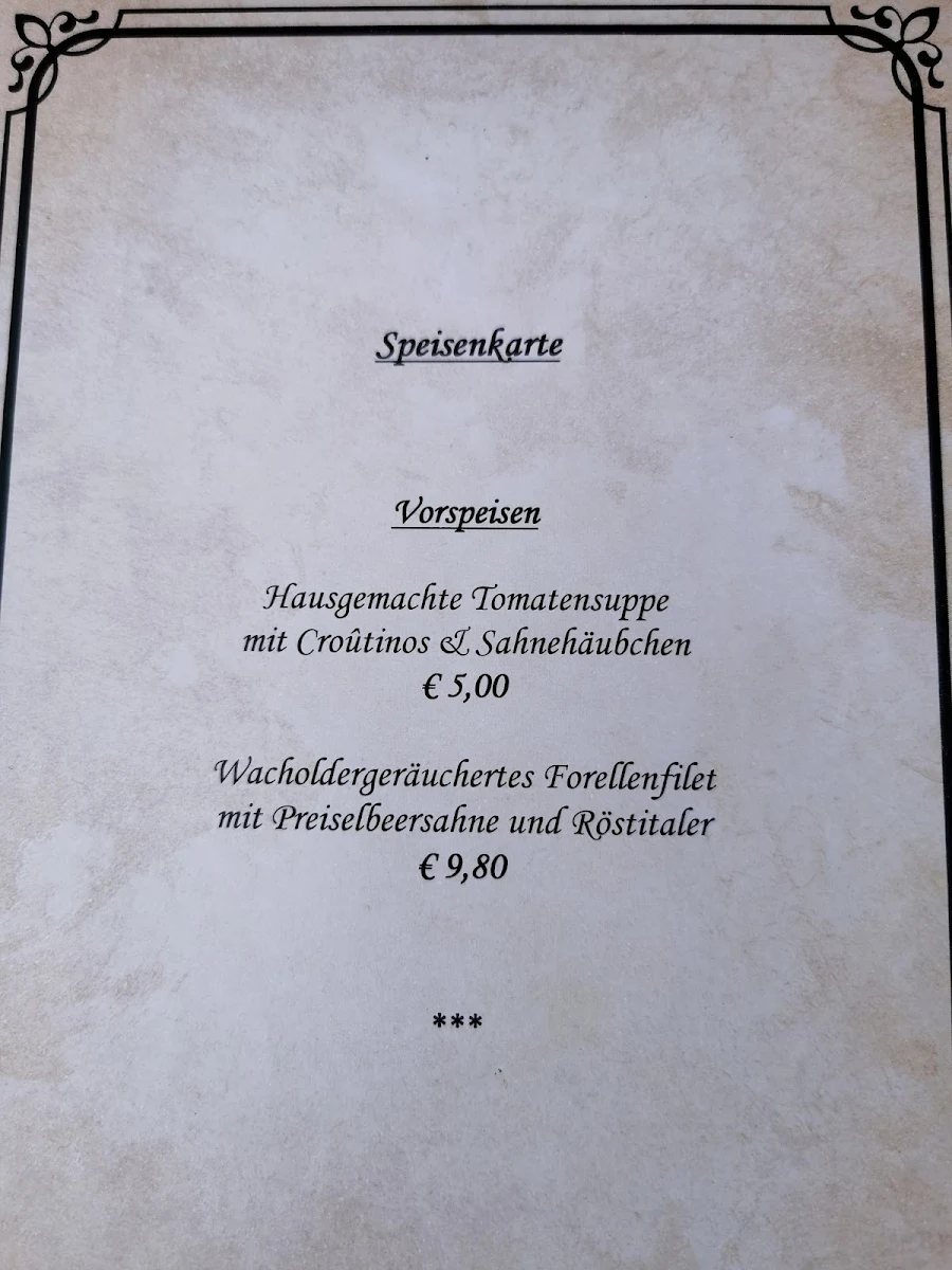 Speisekarte photo 1