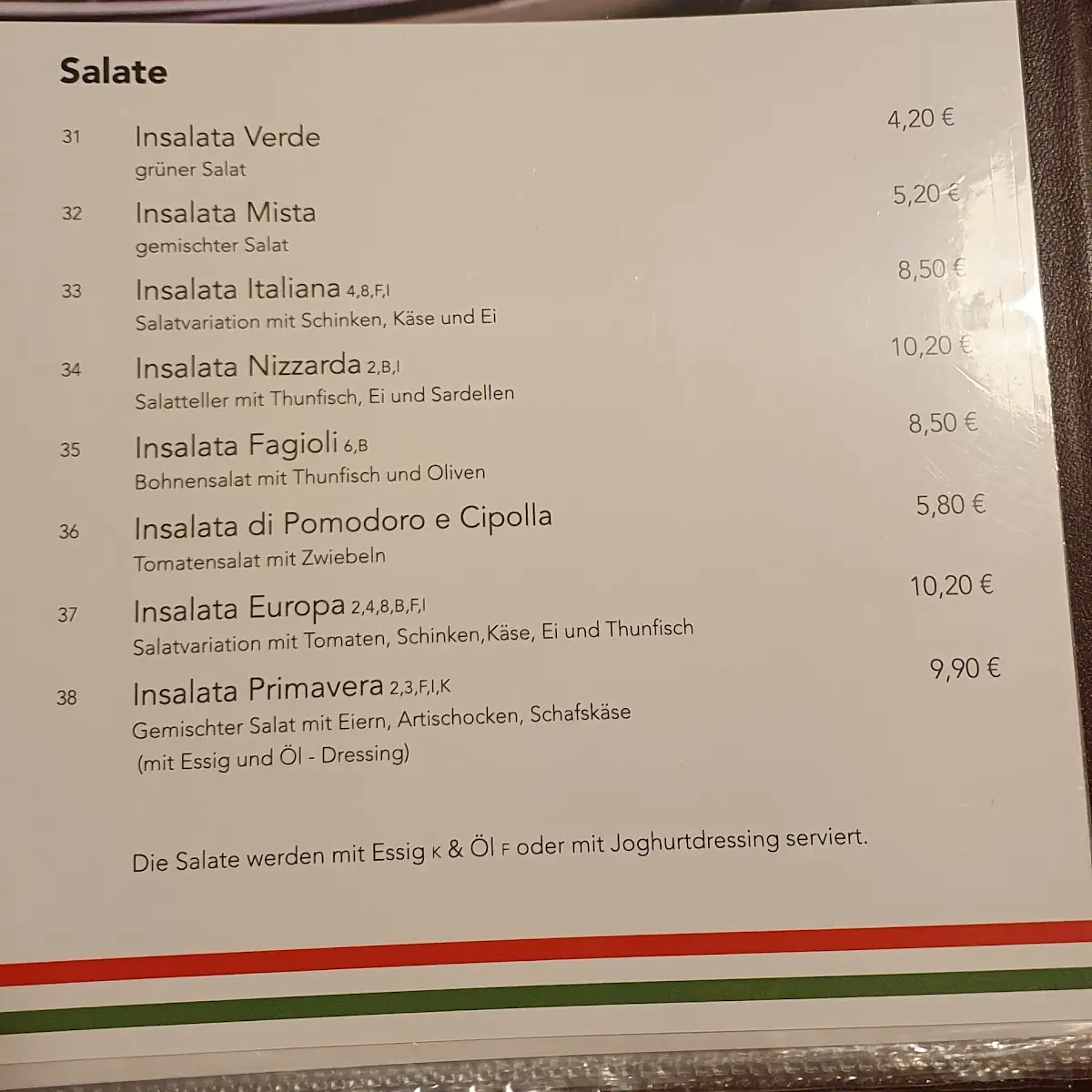 Speisekarte photo 3