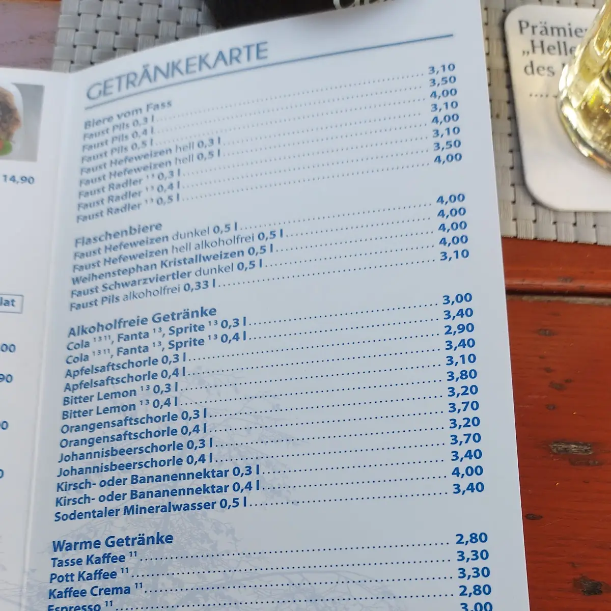 Speisekarte photo 5
