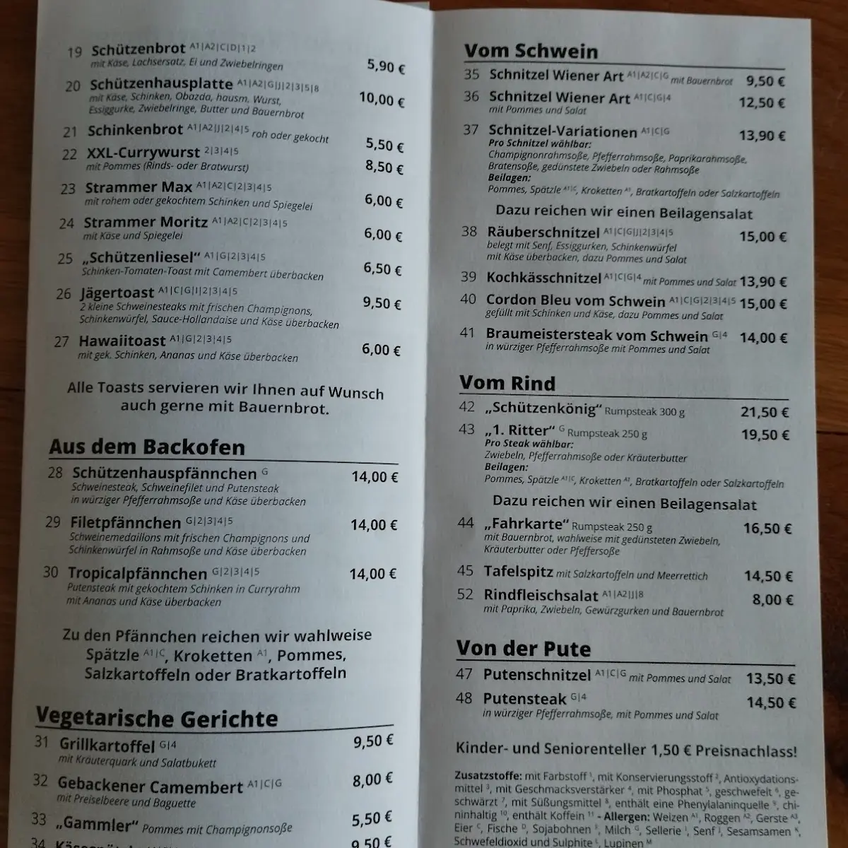 Speisekarte photo 9