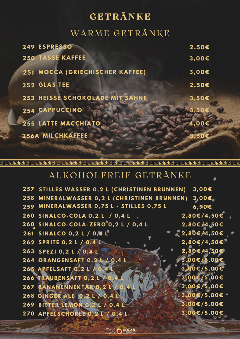 Speisekarte photo 1