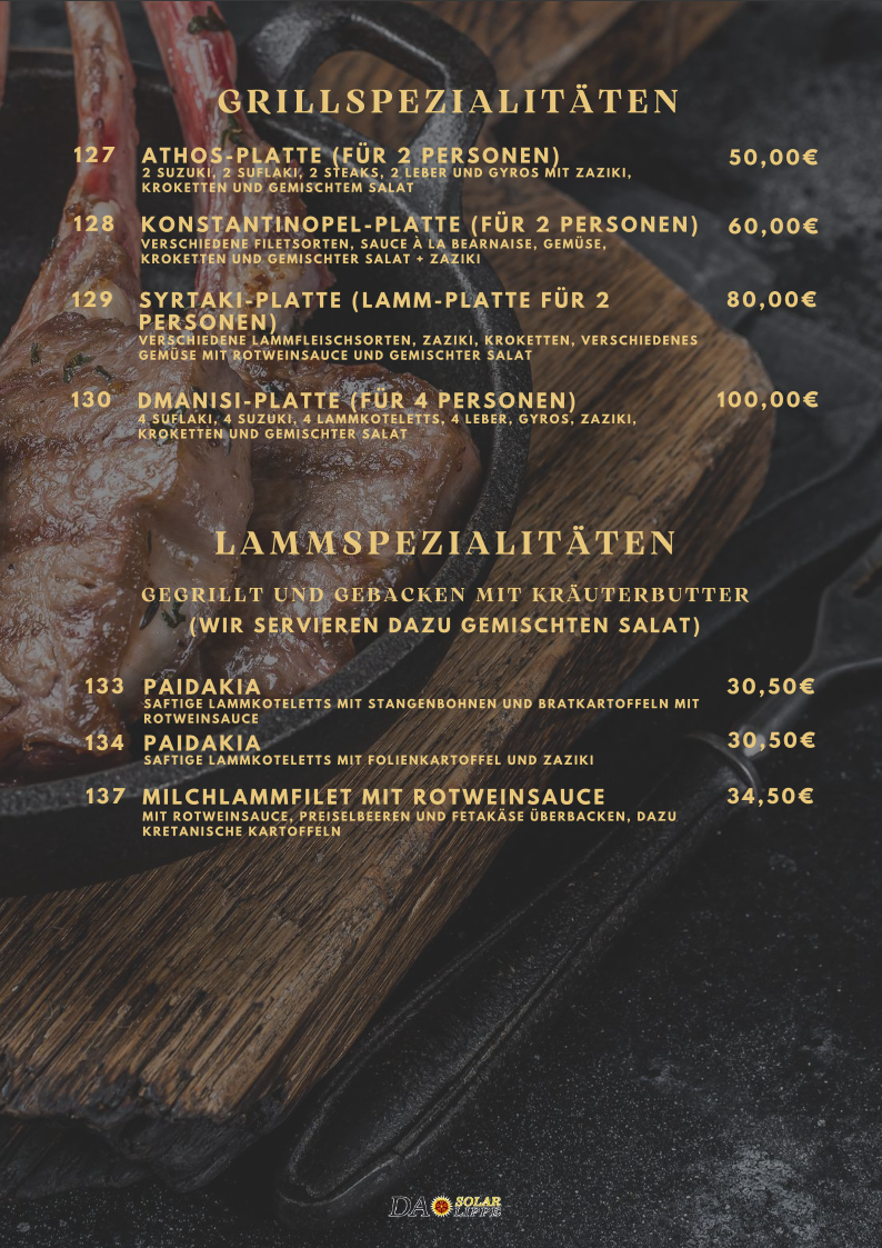Speisekarte photo 9
