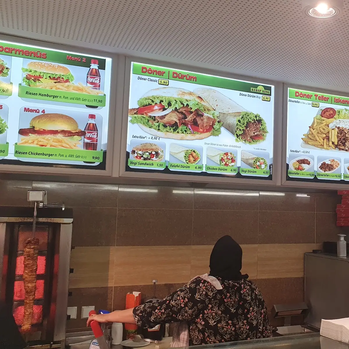 Speisekarte, Kebap King