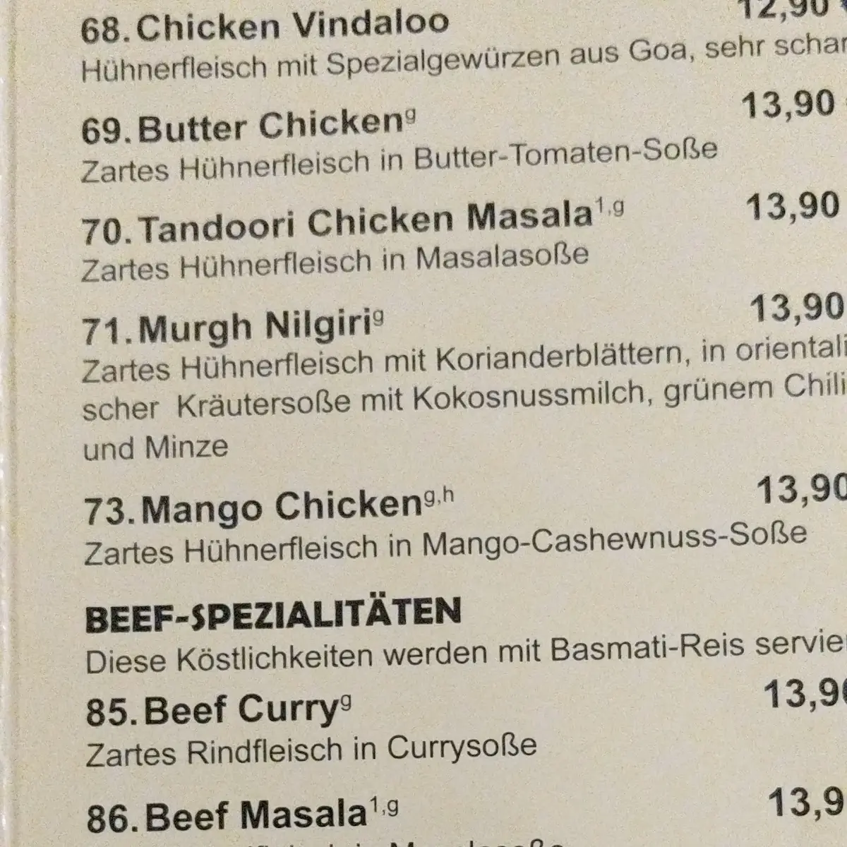 Speisekarte photo 7