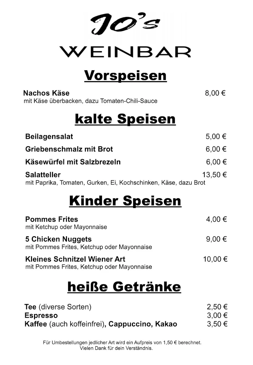 Speisekarte photo 3