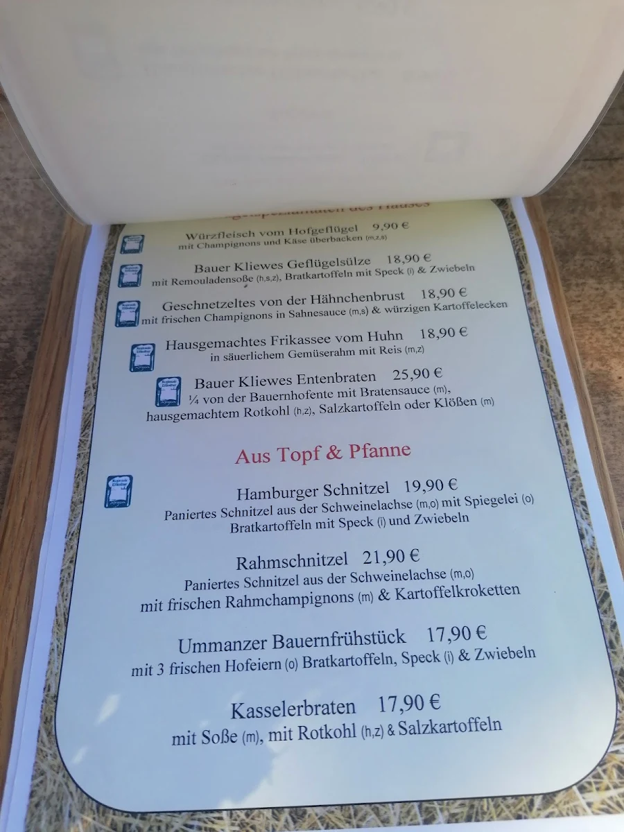 Speisekarte photo 1