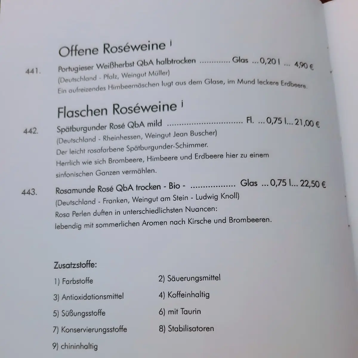 Speisekarte photo 10
