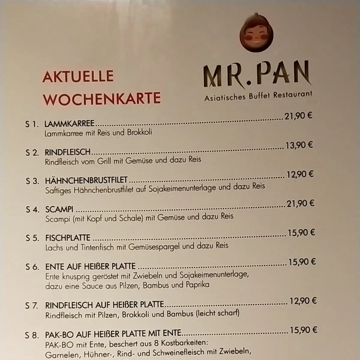 Speisekarte photo 2