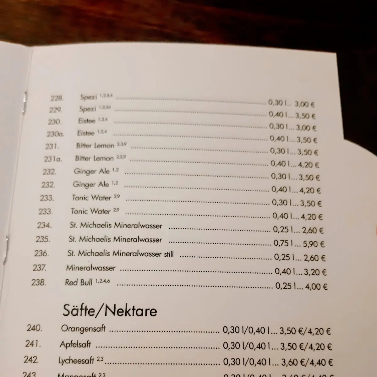 Speisekarte photo 9