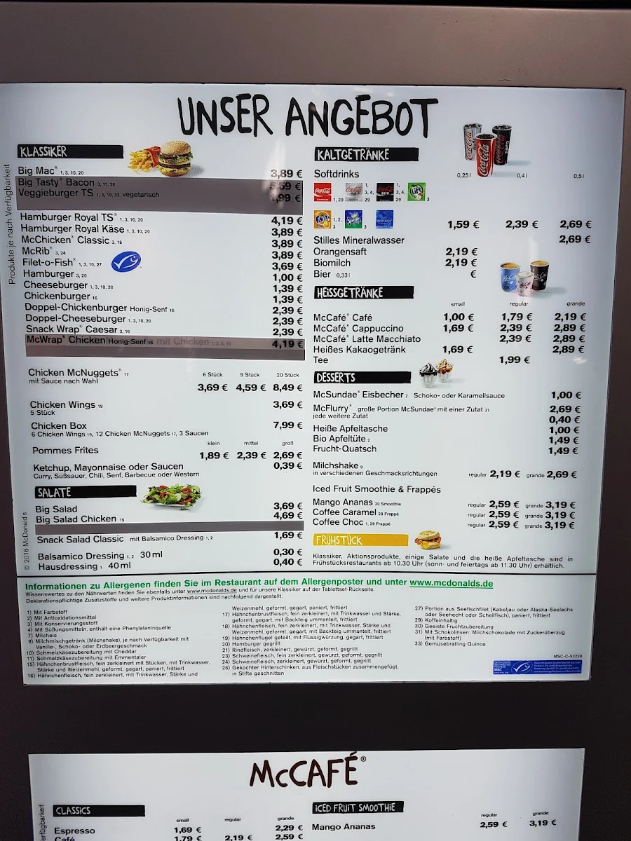 Speisekarte photo 1