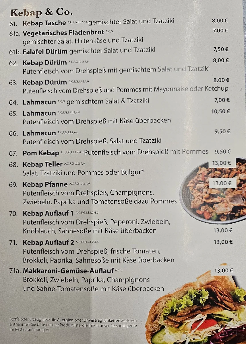 Speisekarte photo 2