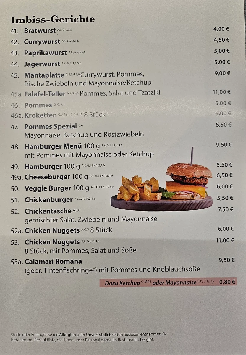 Speisekarte photo 3