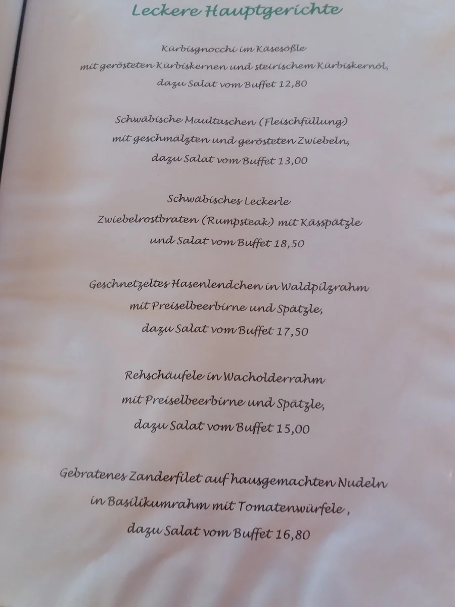 Speisekarte photo 2