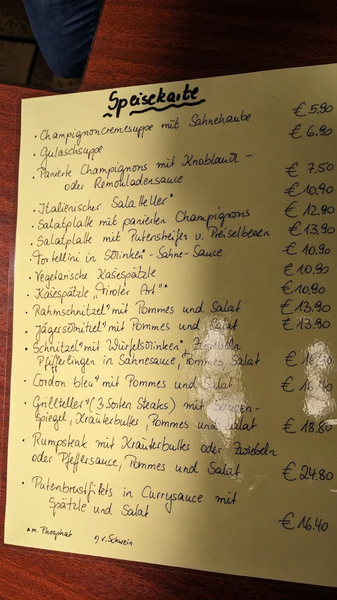 Speisekarte photo 2