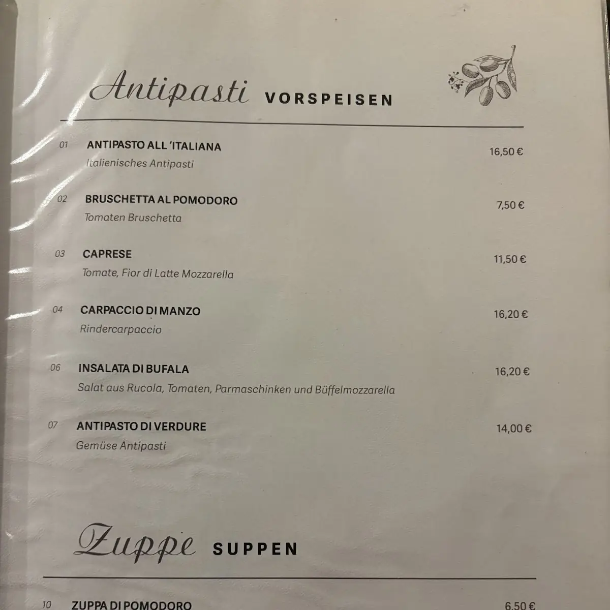Speisekarte photo 3