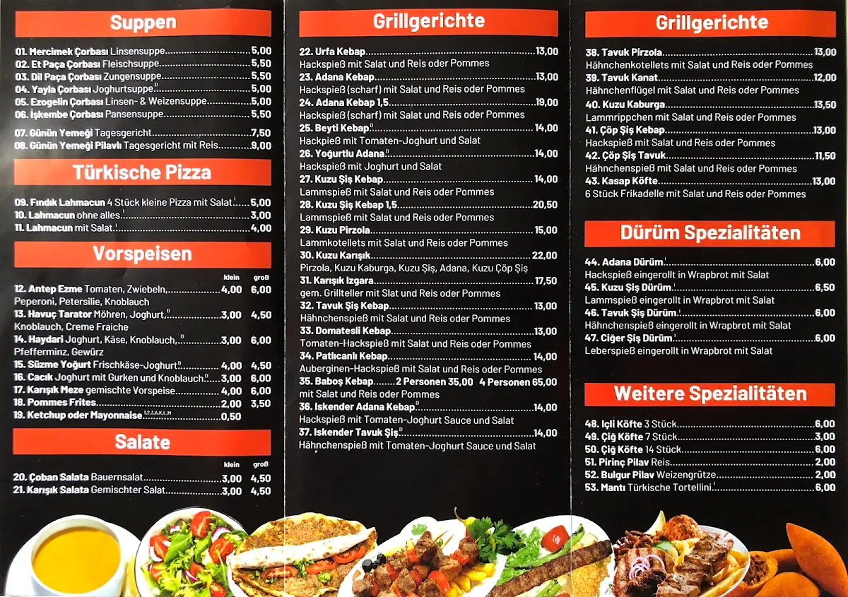 Speisekarte photo 2