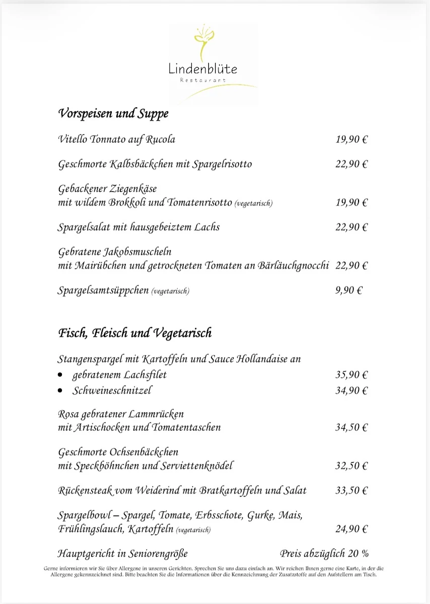 Speisekarte photo 1