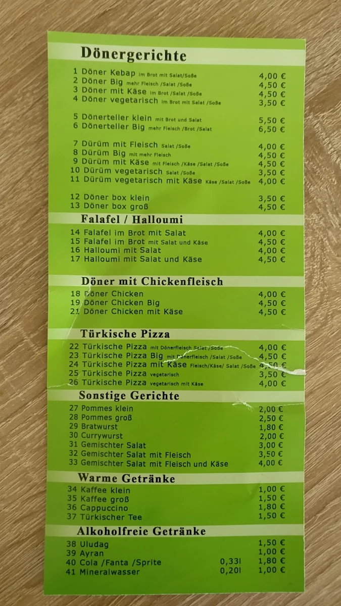 Speisekarte photo 2