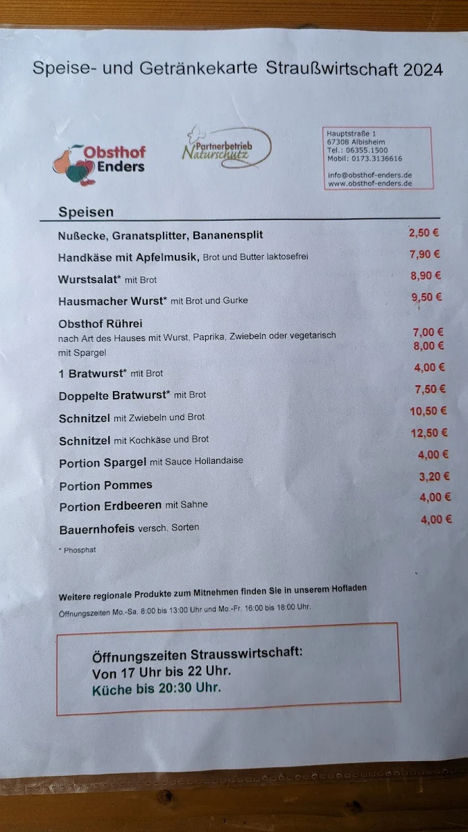 Speisekarte photo 1