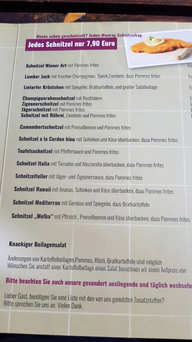 Speisekarte photo 5