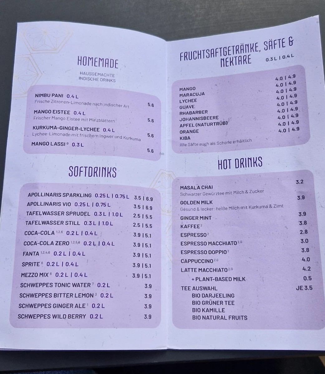 Speisekarte photo 3