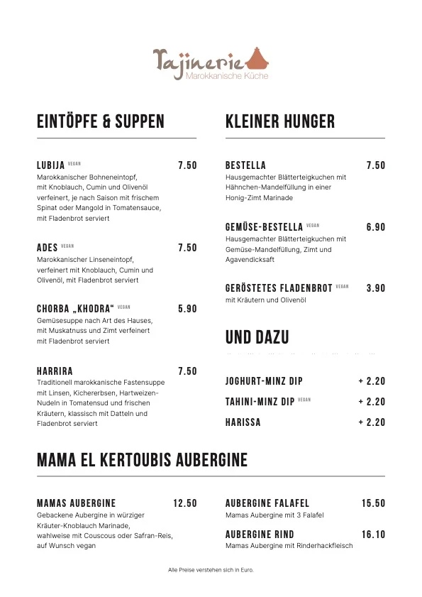 Speisekarte photo 5