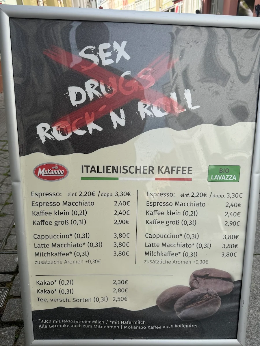 Speisekarte, Bar & Tabacchi - Italian Coffee To Go