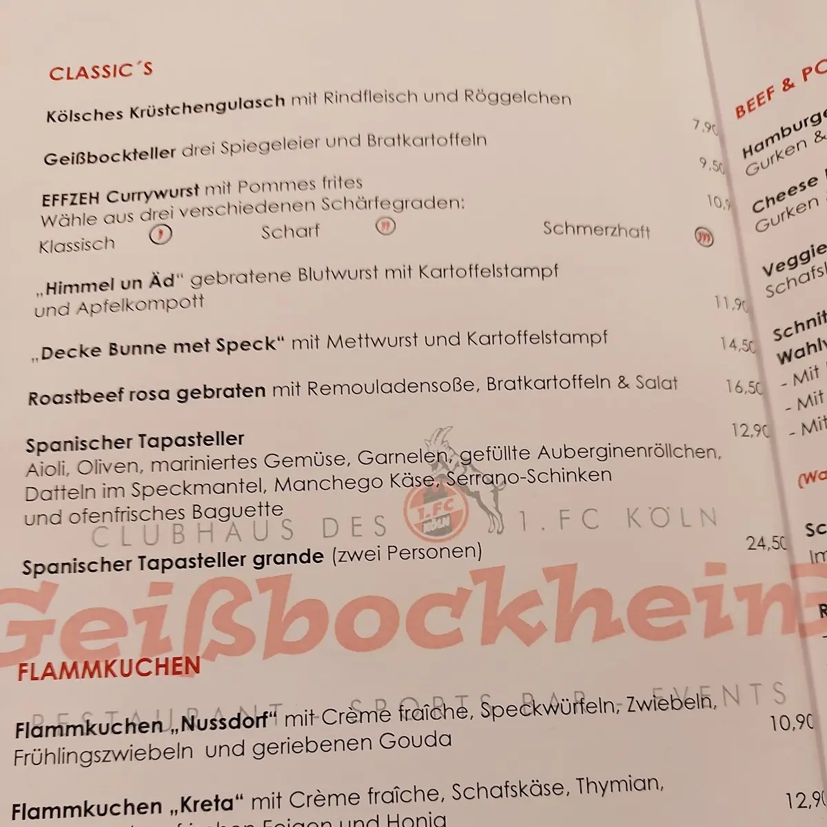 Speisekarte photo 5