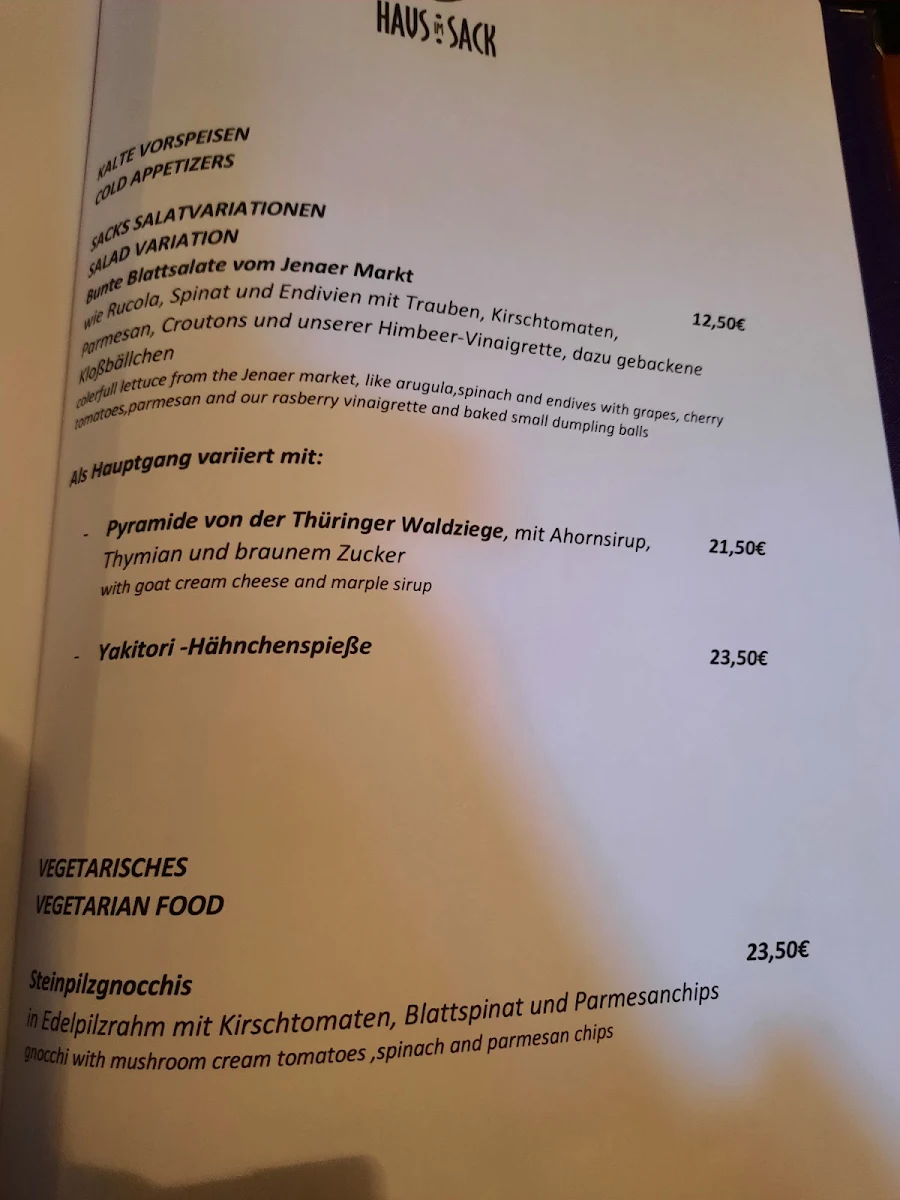 Speisekarte photo 1