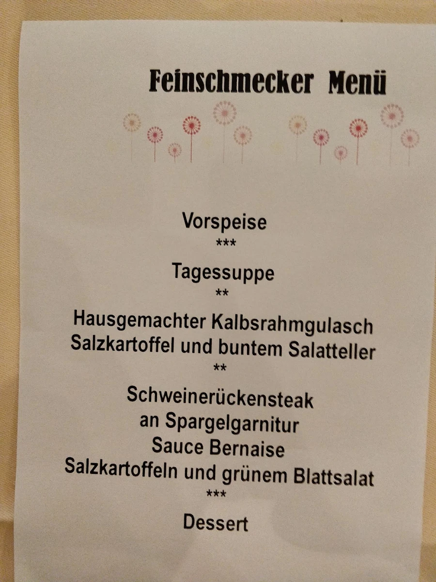 Speisekarte, Burger King