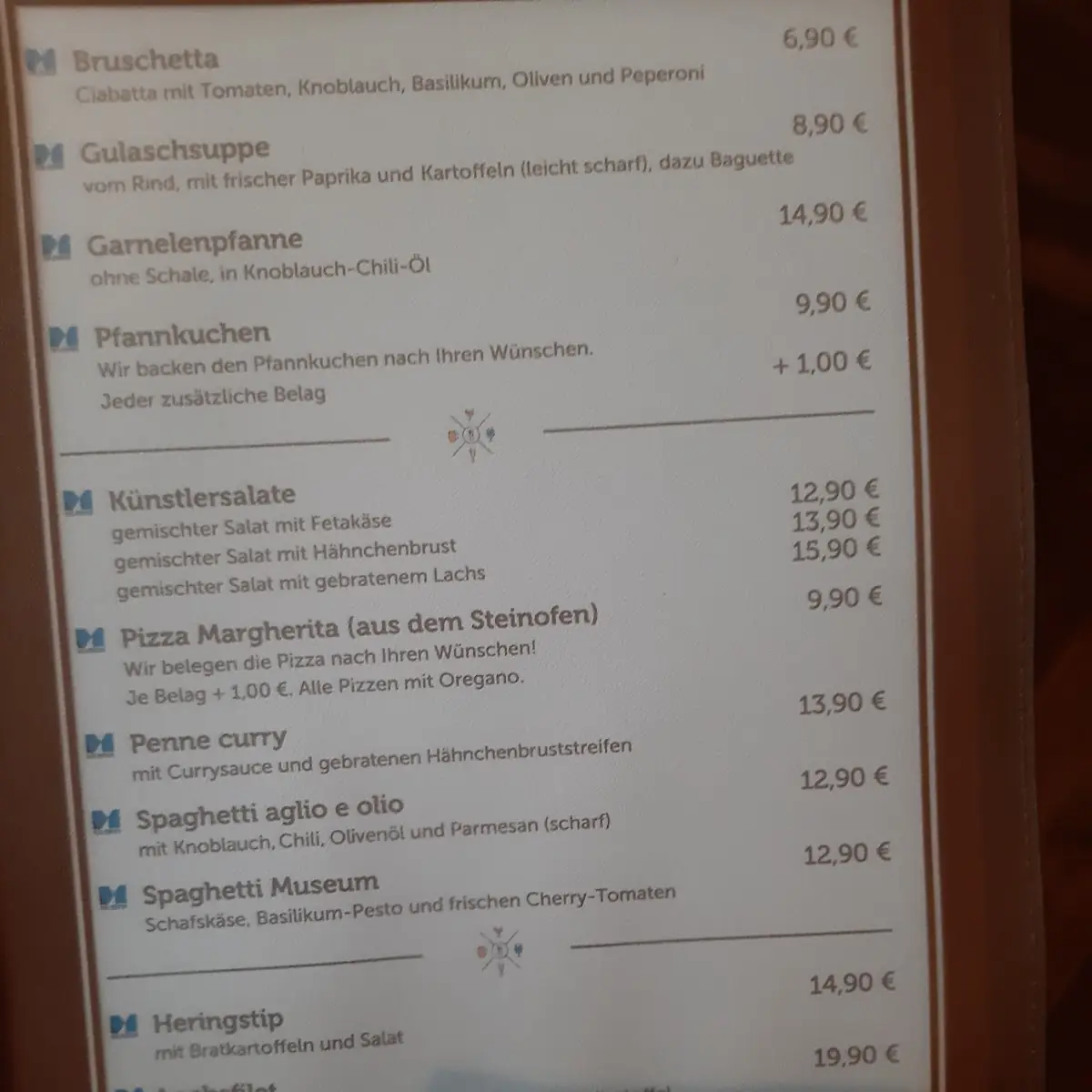 Speisekarte photo 1