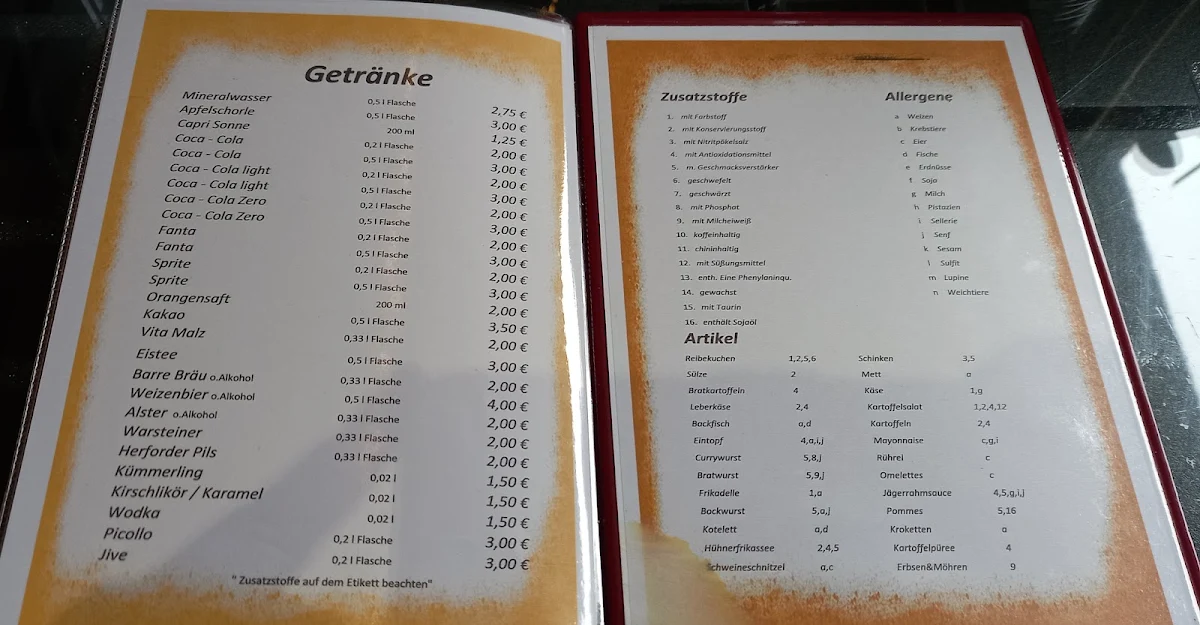 Speisekarte photo 3