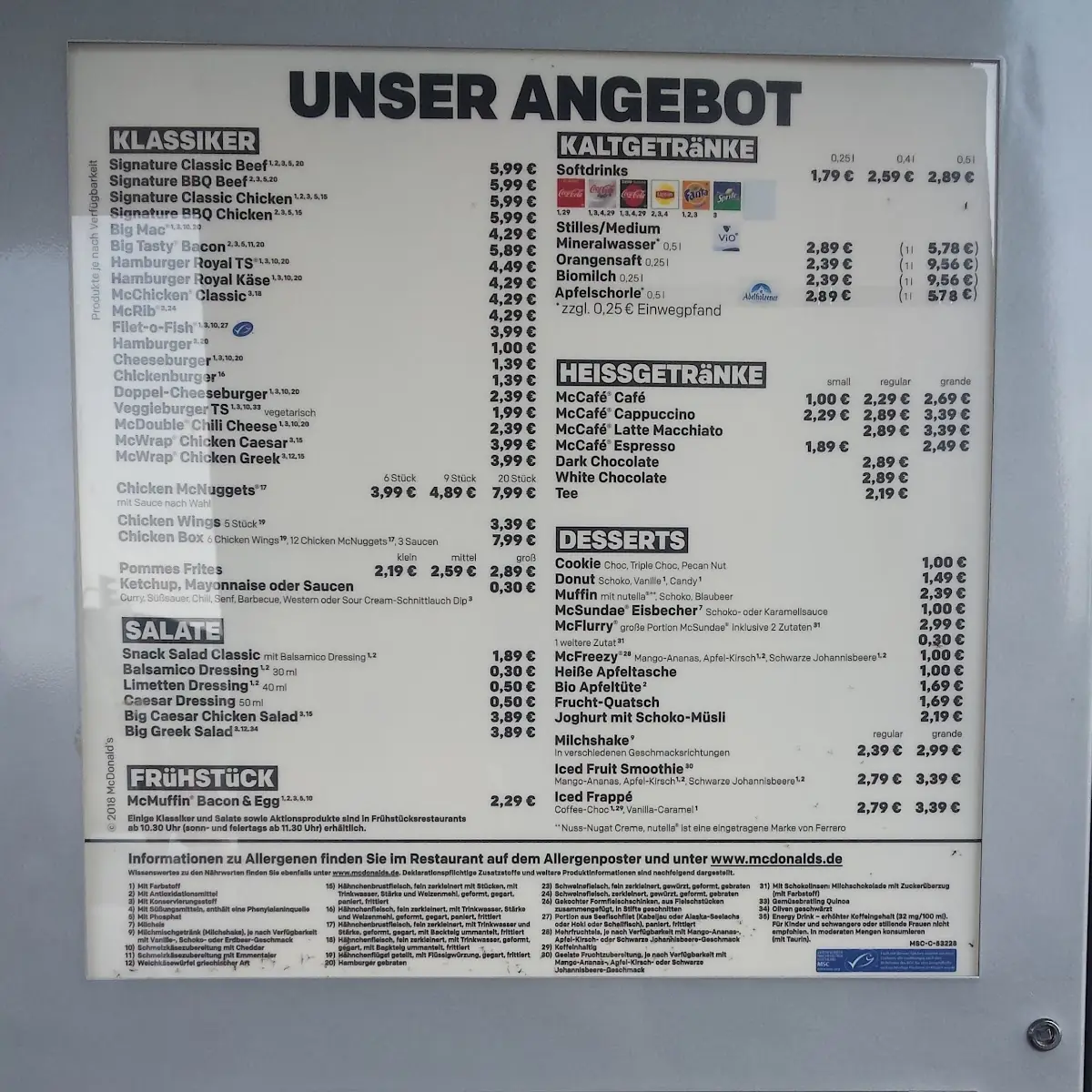 Speisekarte photo 2