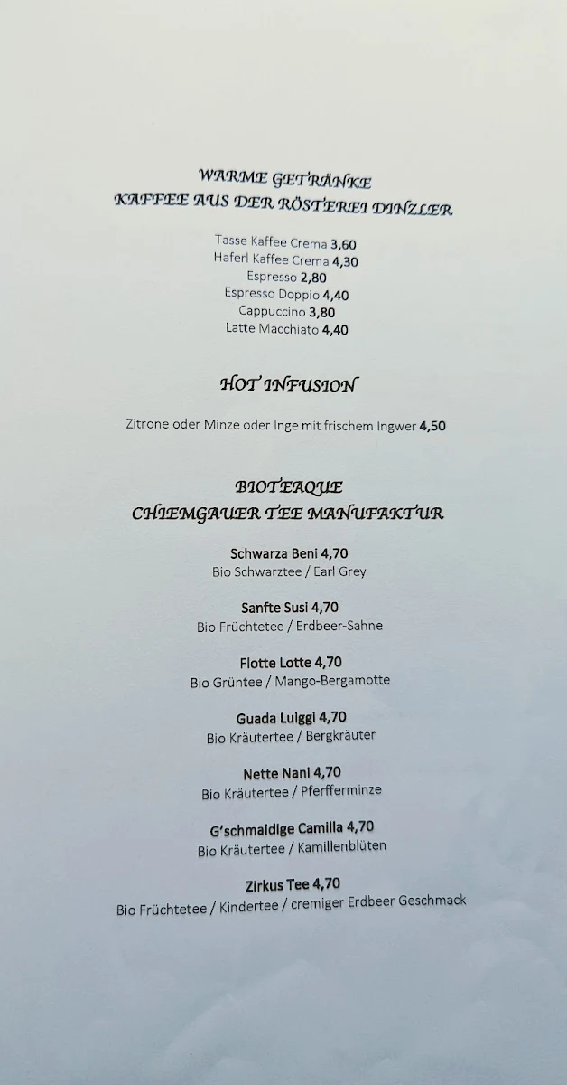 Speisekarte photo 3