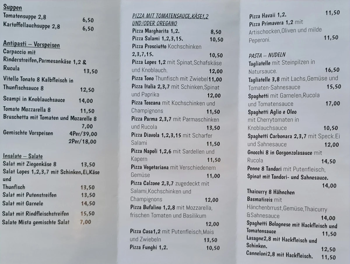 Speisekarte photo 3