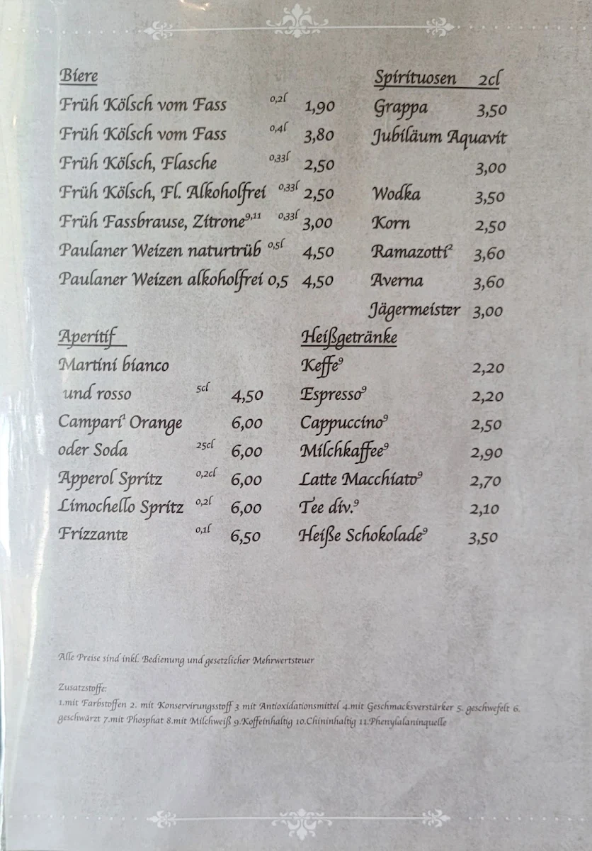 Speisekarte photo 5
