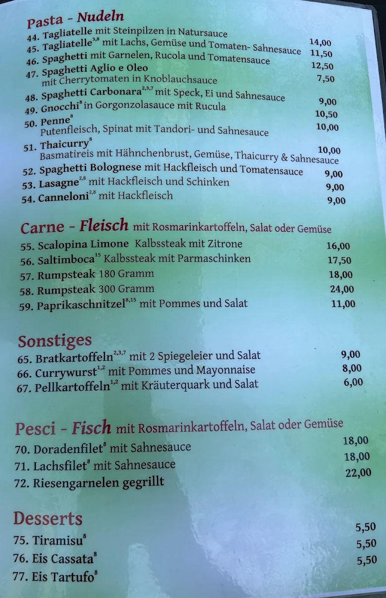 Speisekarte photo 6