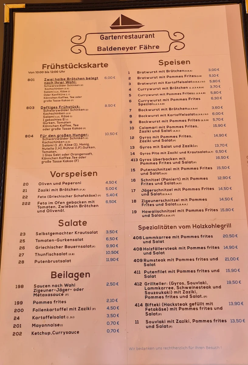 Speisekarte photo 2