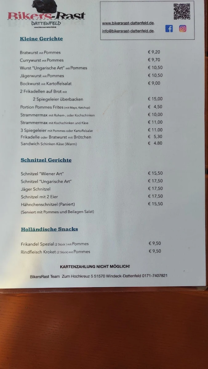 Speisekarte photo 2