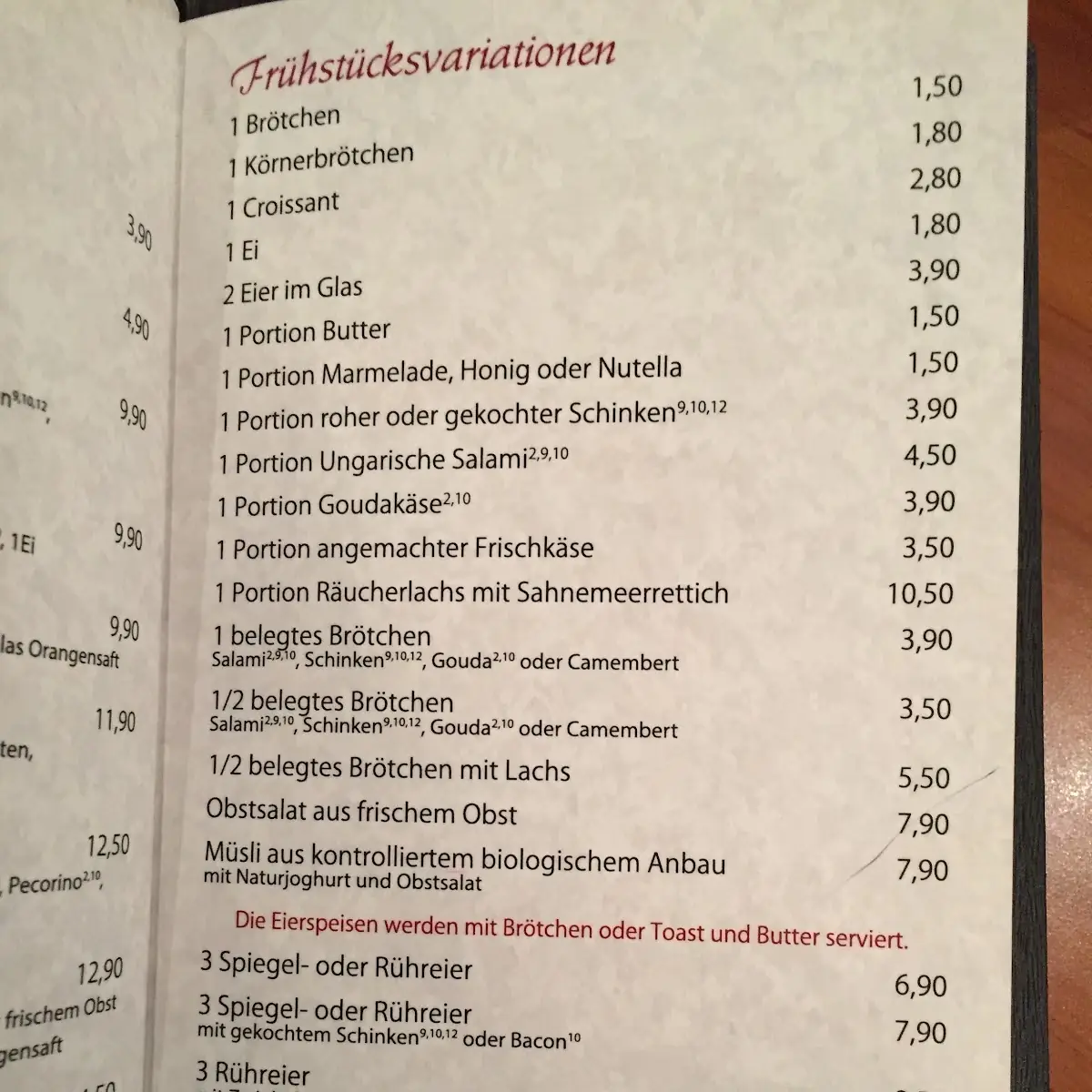 Speisekarte photo 7
