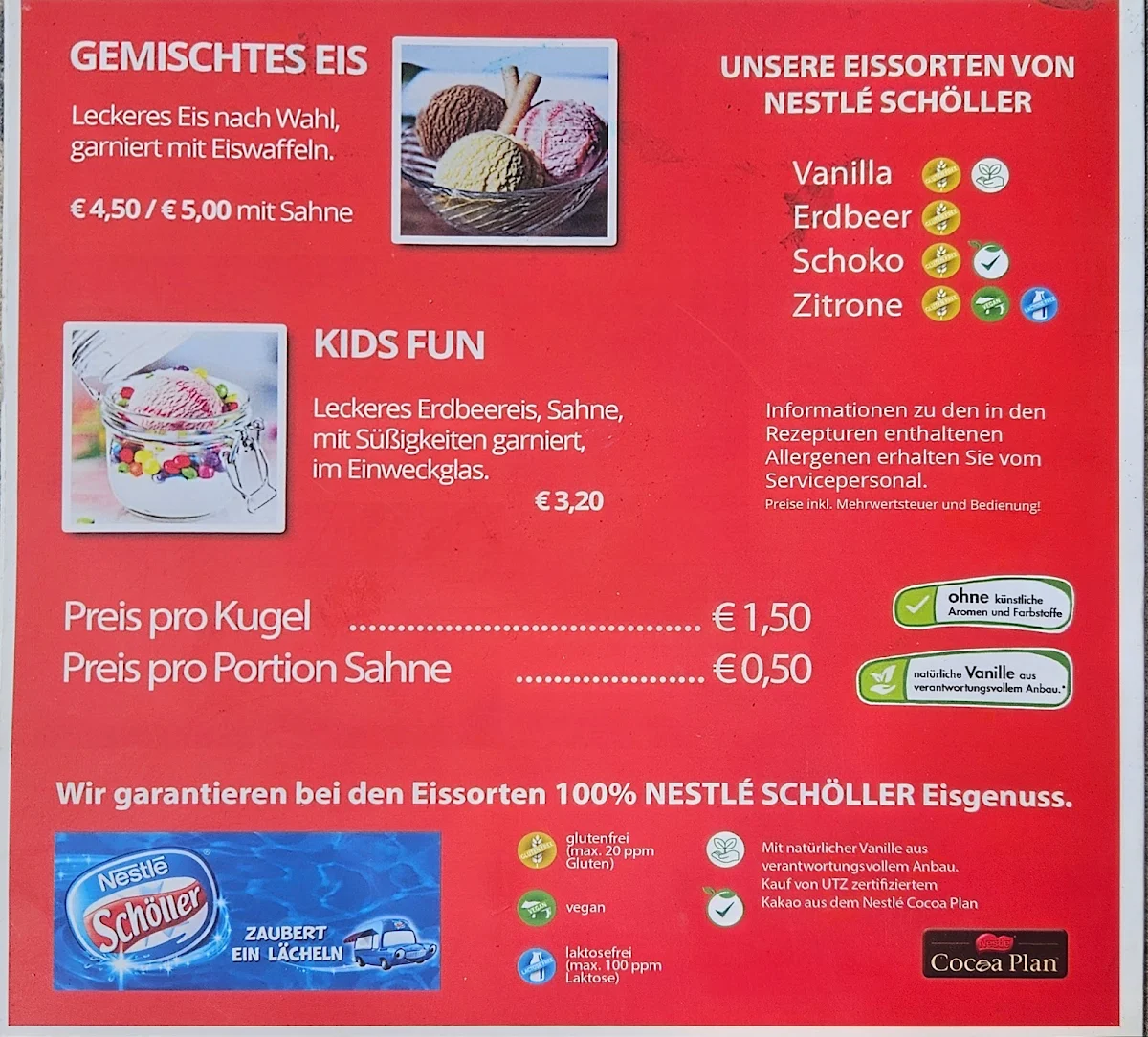 Speisekarte photo 1