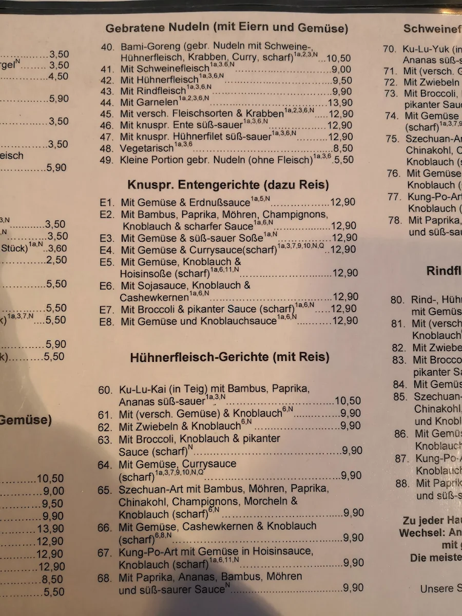 Speisekarte photo 4