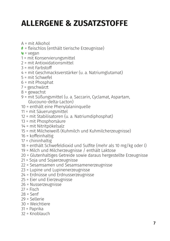 Speisekarte photo 6