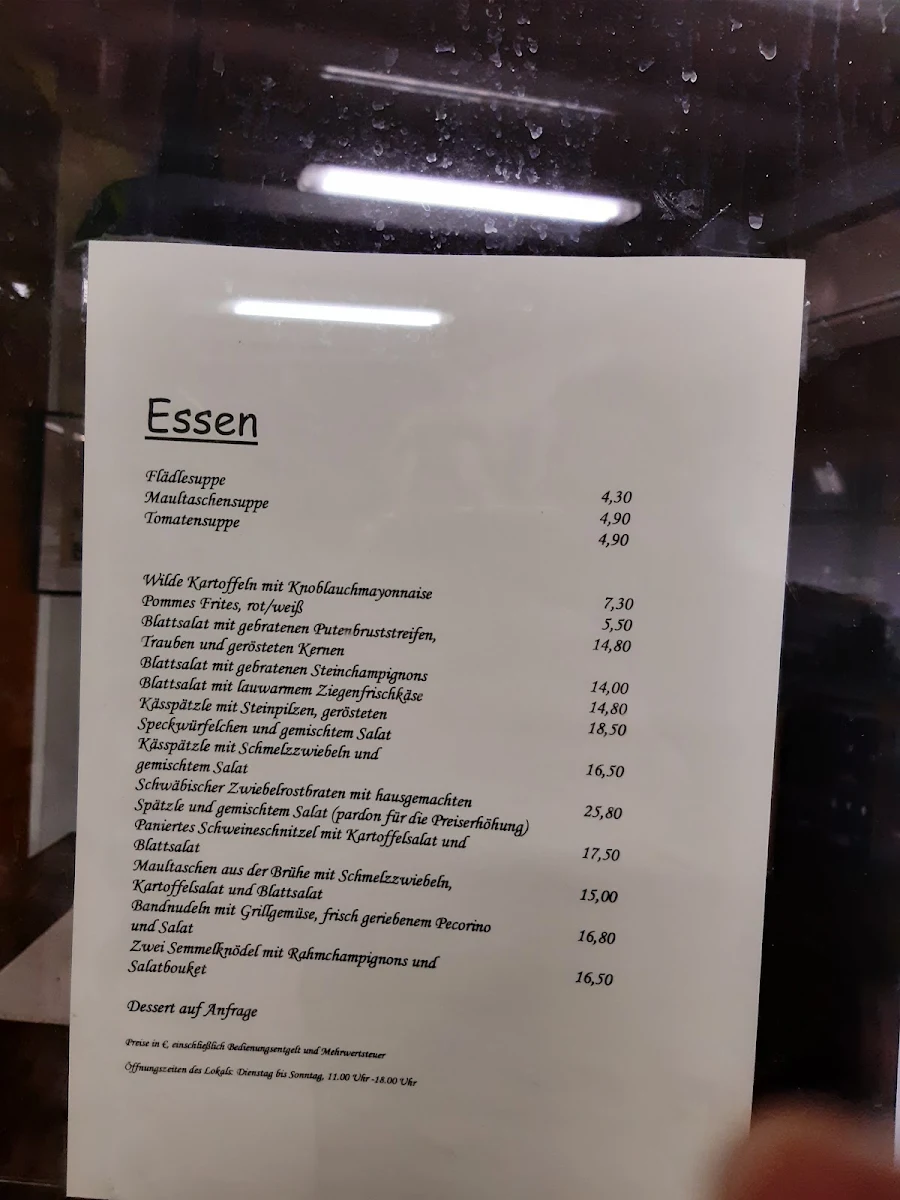Speisekarte photo 2