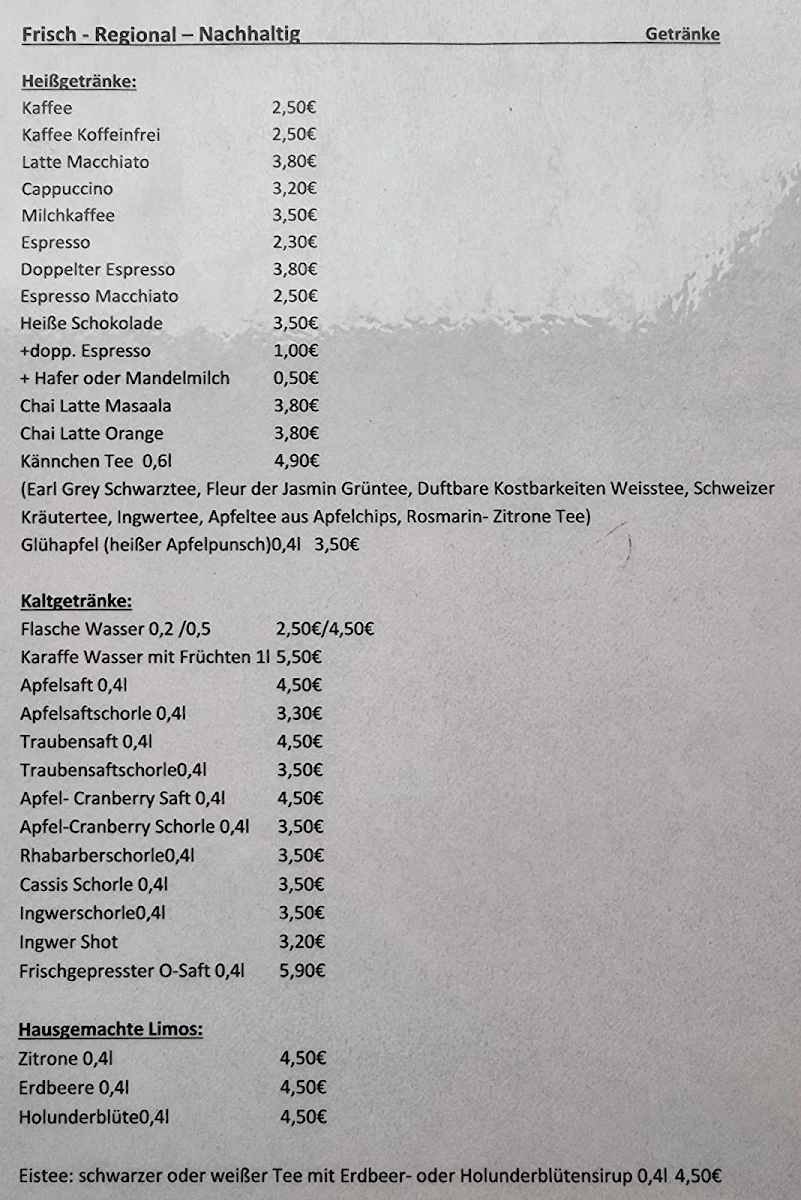 Speisekarte photo 3
