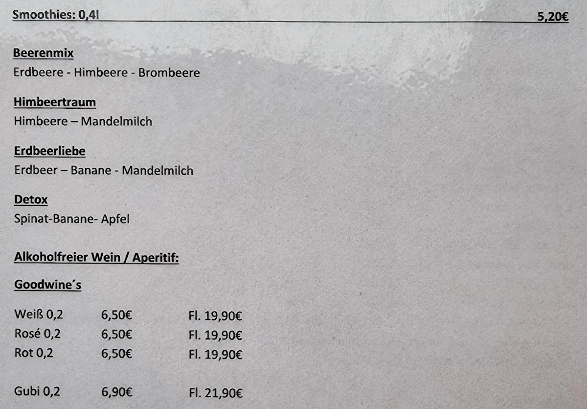 Speisekarte photo 6