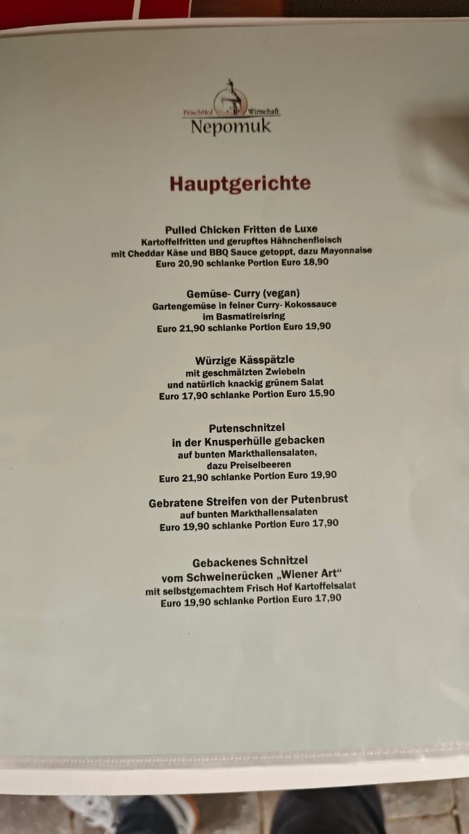 Speisekarte photo 1