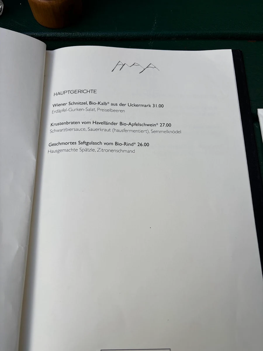 Speisekarte photo 2