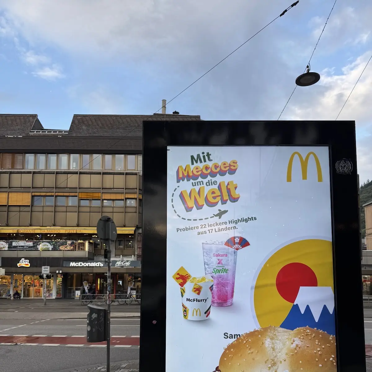 Speisekarte, McDonald's
