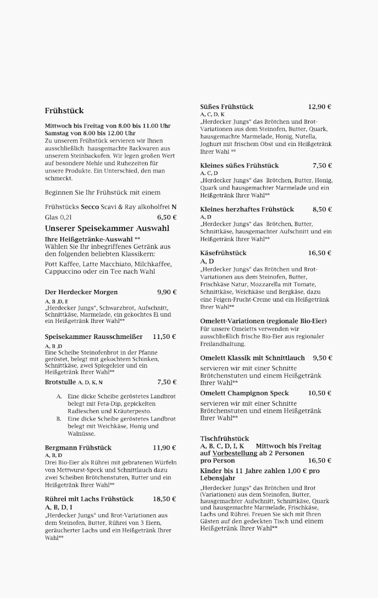 Speisekarte photo 2